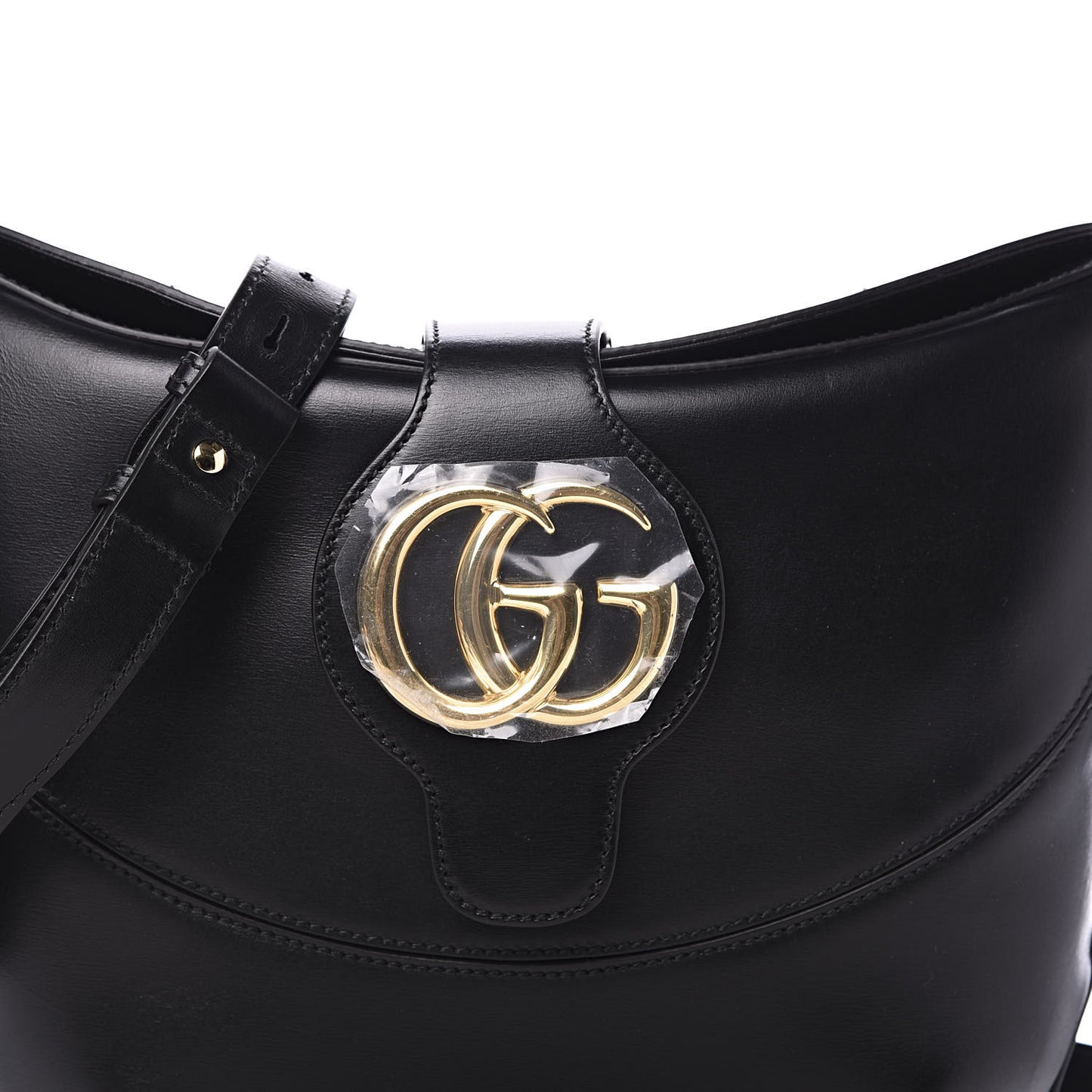Calfskin Medium Arli Shoulder Bag Black