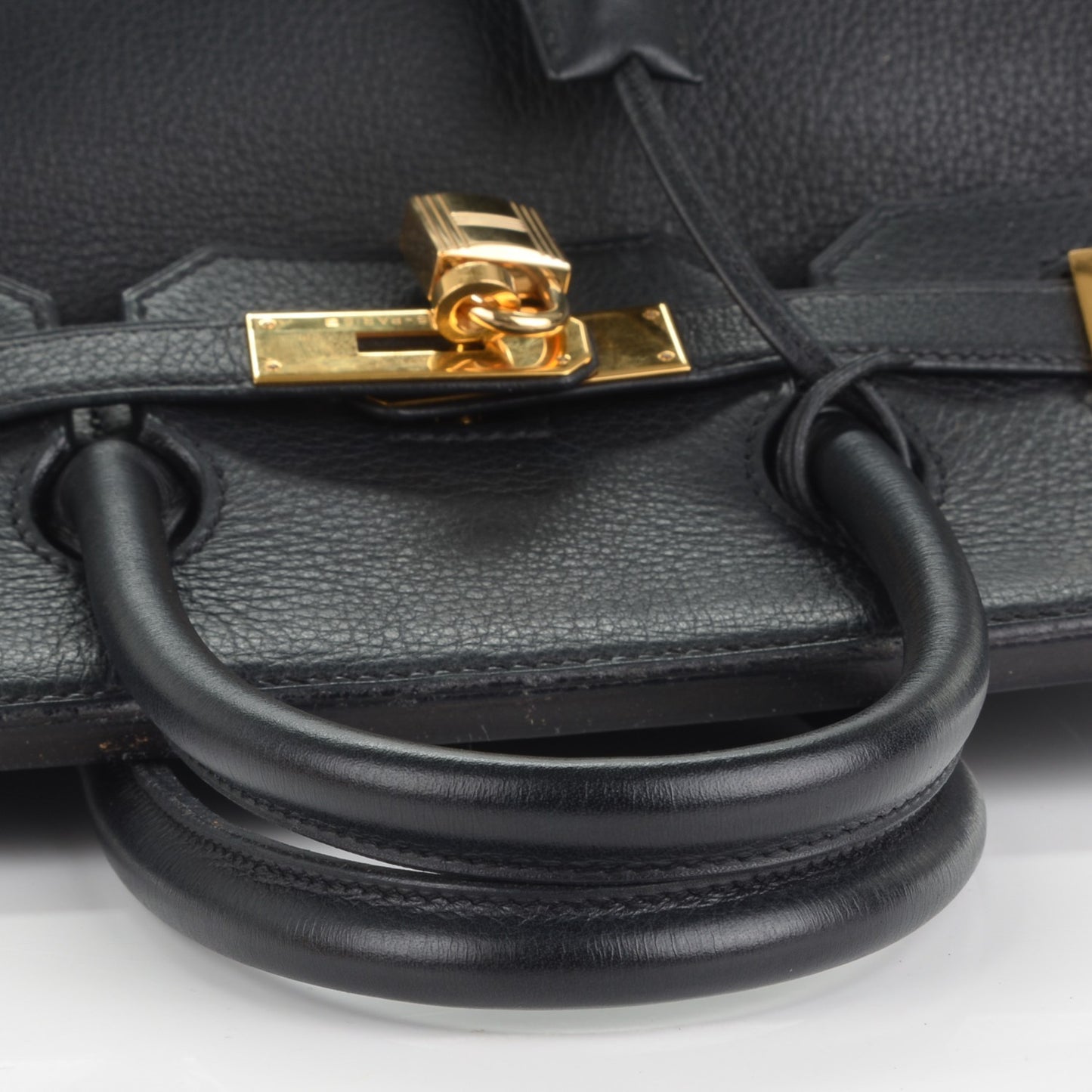 Taurillon Clemence HAC Birkin 32 Black