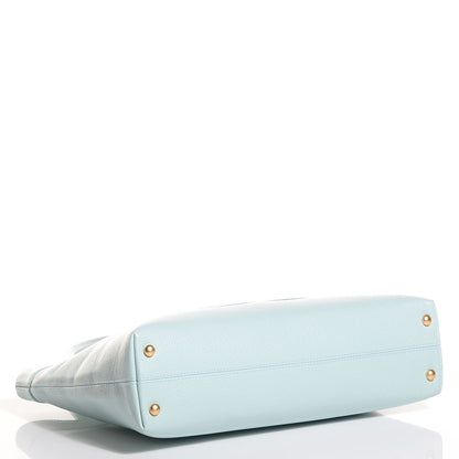 Chanel Caviar CC Tote Light Blue 4 of 7