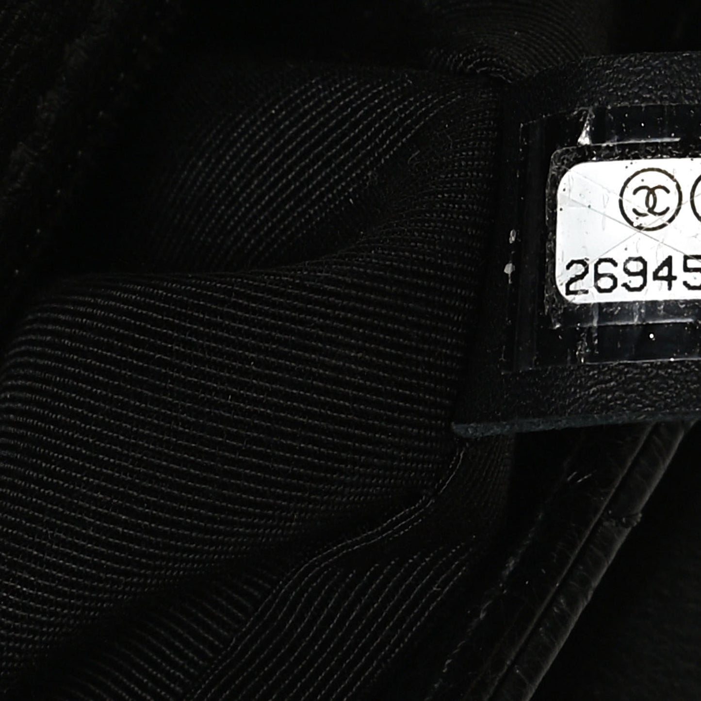 Grained Calfskin Quilted Messenger Flap Black
