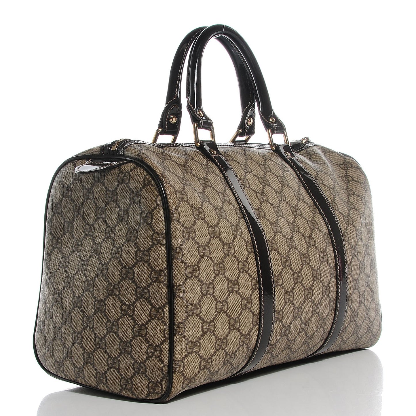 GG Plus Monogram Medium Joy Boston Dark Brown