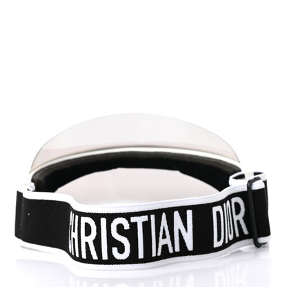 Christian Dior Mirrored DiorClub1 Sun Visor White Black 6 of 7