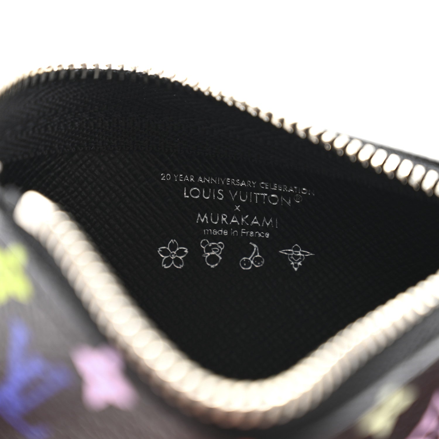 Louis Vuitton LV X TM Monogram Multicolor Key Pouch Black 6 of 9