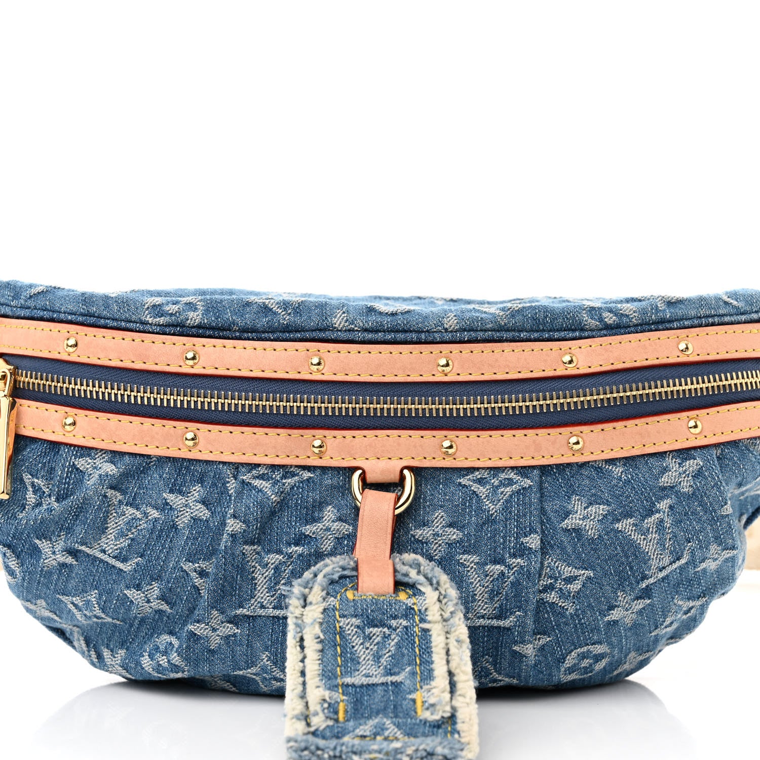 Louis Vuitton Monogram Denim High Rise Bumbag Blue 7 of 10