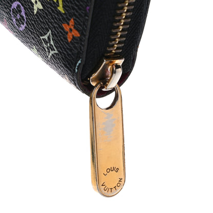 Louis Vuitton Monogram Multicolor Zippy Wallet Black Grenade 10 of 10