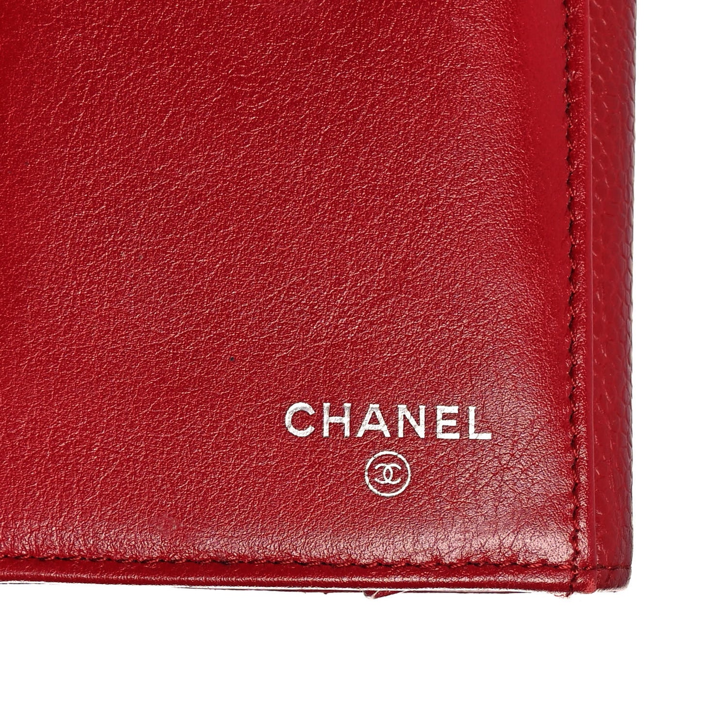 Caviar Timeless CC French Long Wallet Red