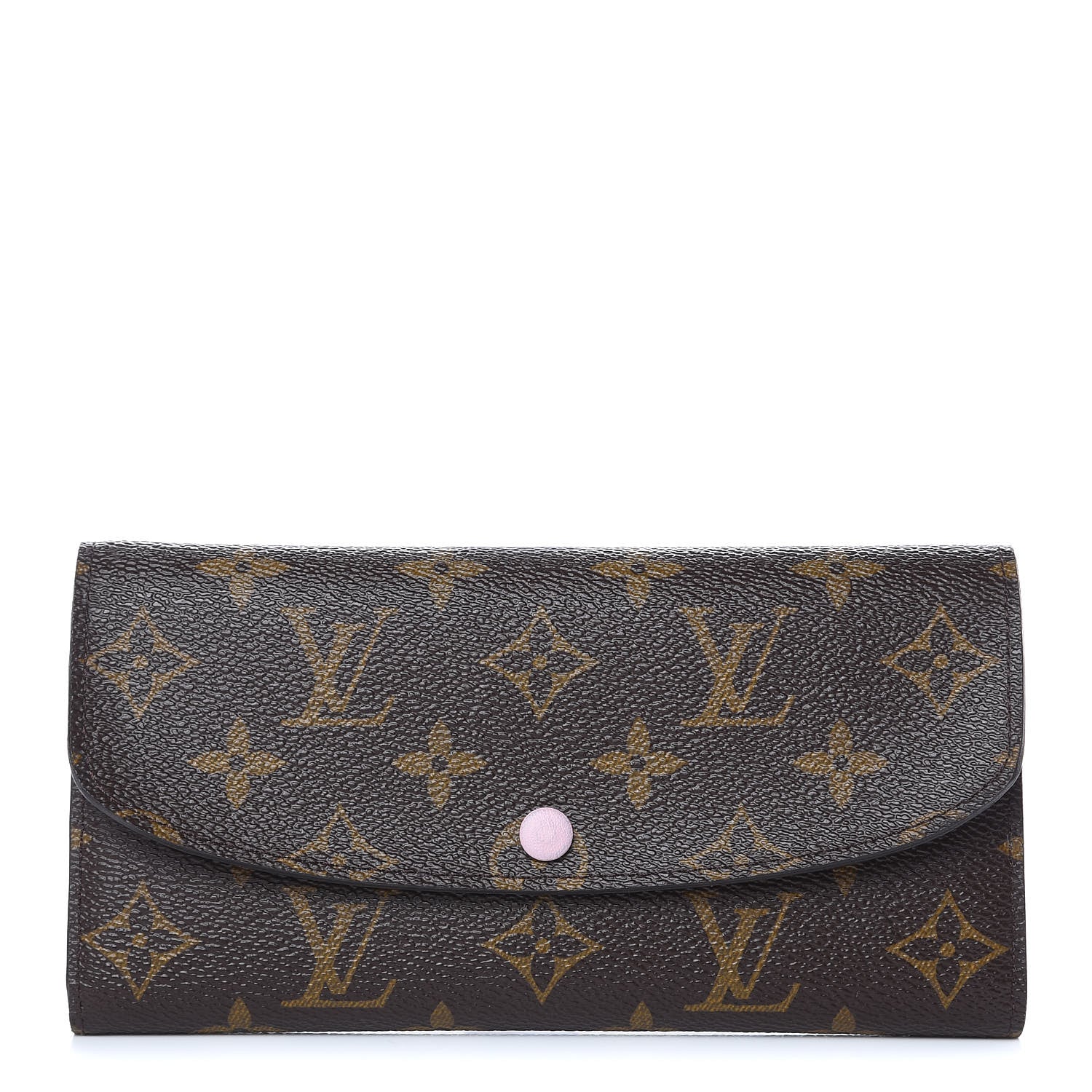 Louis Vuitton Monogram Emilie Wallet Rose Ballerine 1 of 10