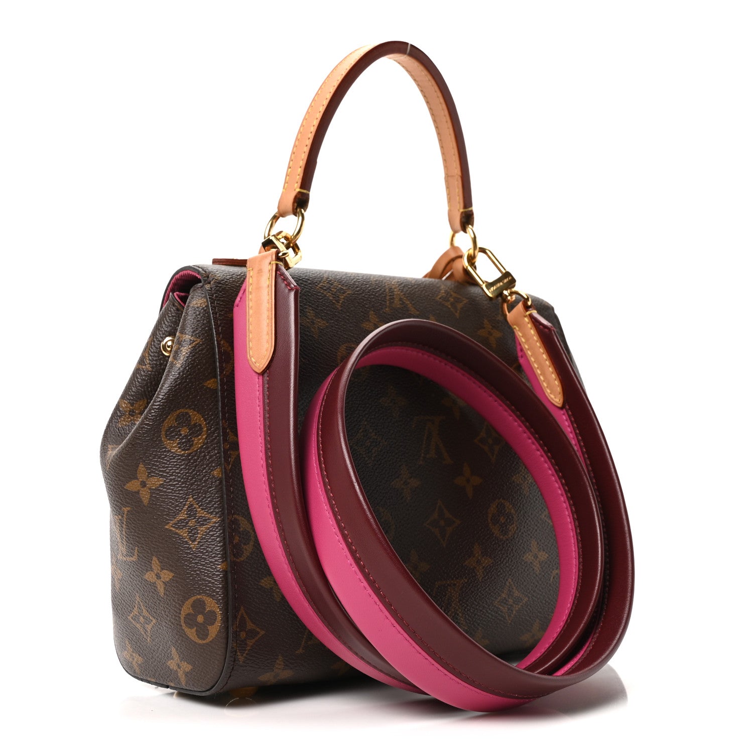 Louis Vuitton Monogram Cluny BB Bordeaux Fuchsia 3 of 9