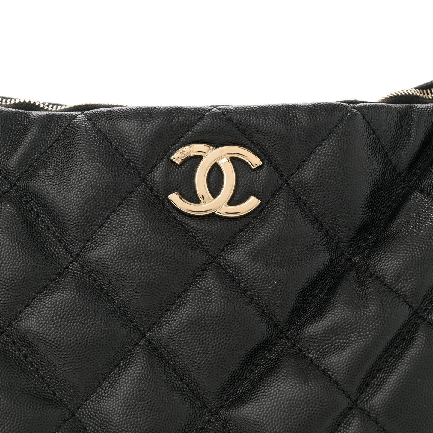 Caviar Quilted Daylight Hobo Black