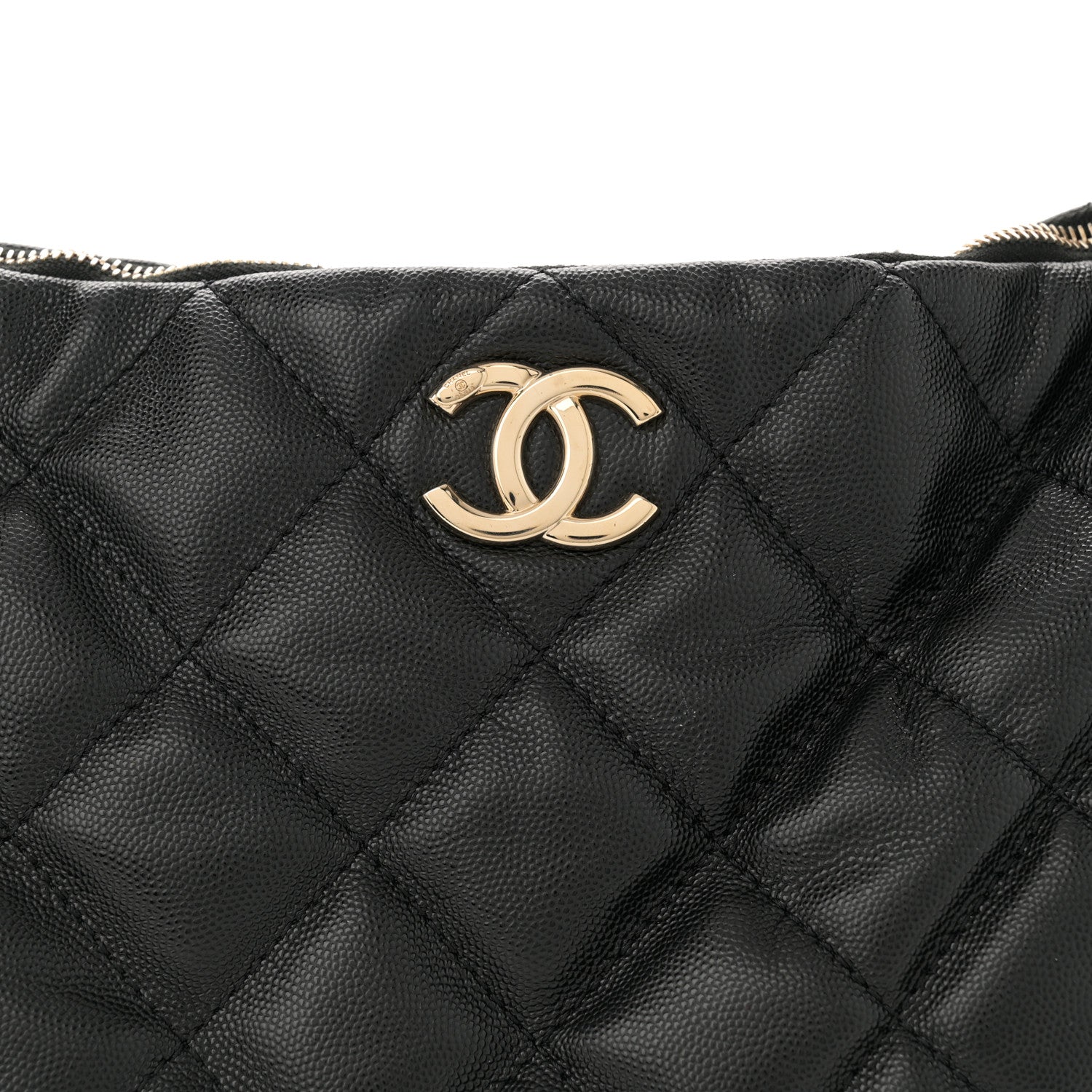 Chanel Caviar Quilted Daylight Hobo Black 8 of 11