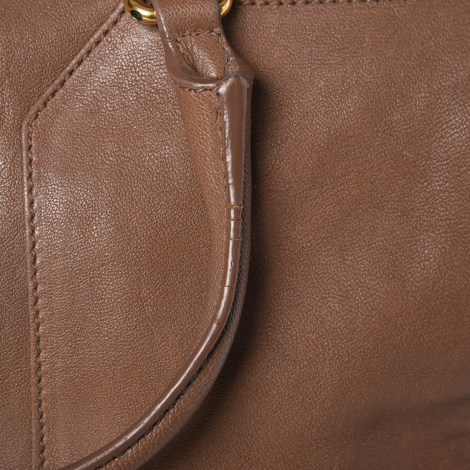 Saint Laurent Sheepskin Small Cabas ChYc Brown 11 of 17