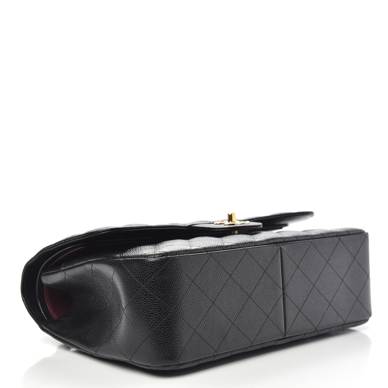 Chanel Caviar Quilted Jumbo Double Flap Black 5 of 11