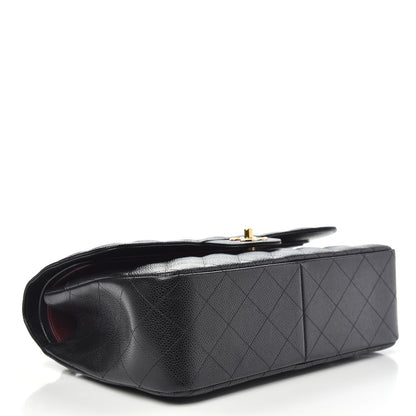 Chanel Caviar Quilted Jumbo Double Flap Black 5 of 11