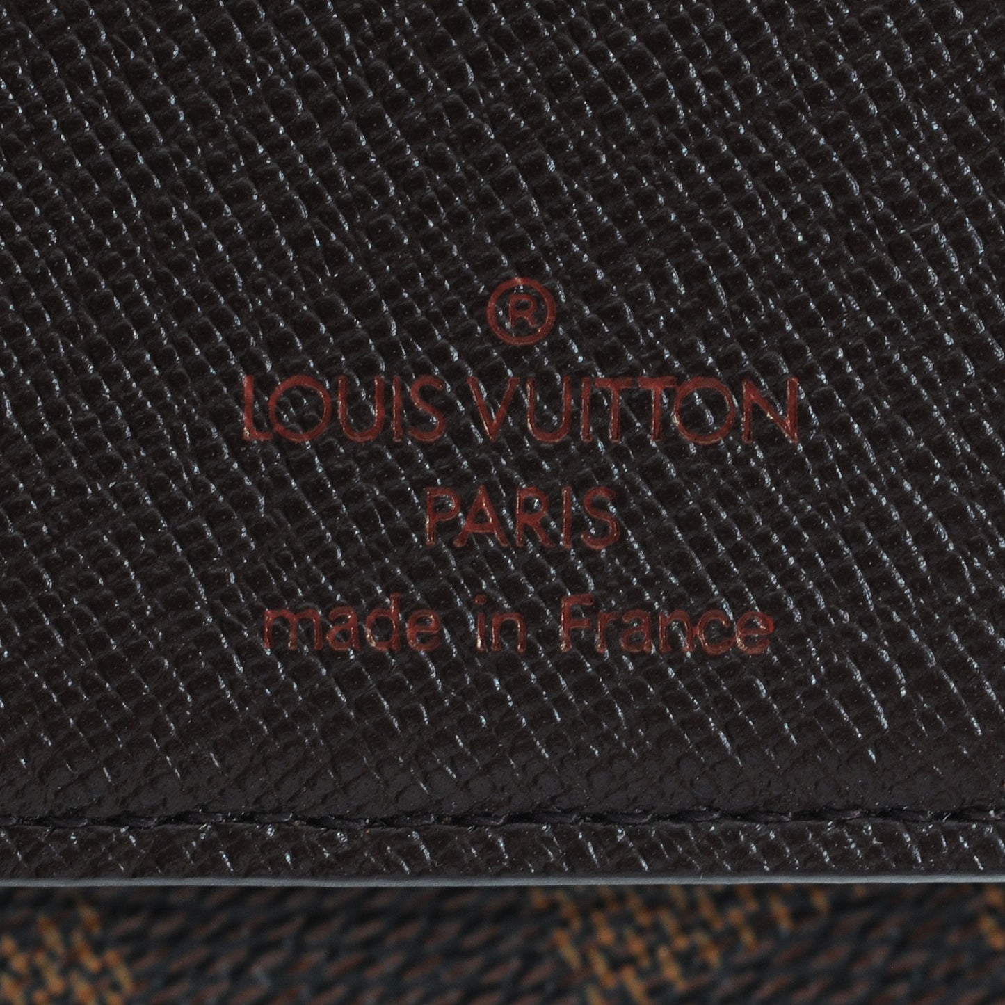 Damier Ebene Porte Valeurs Organizer Wallet