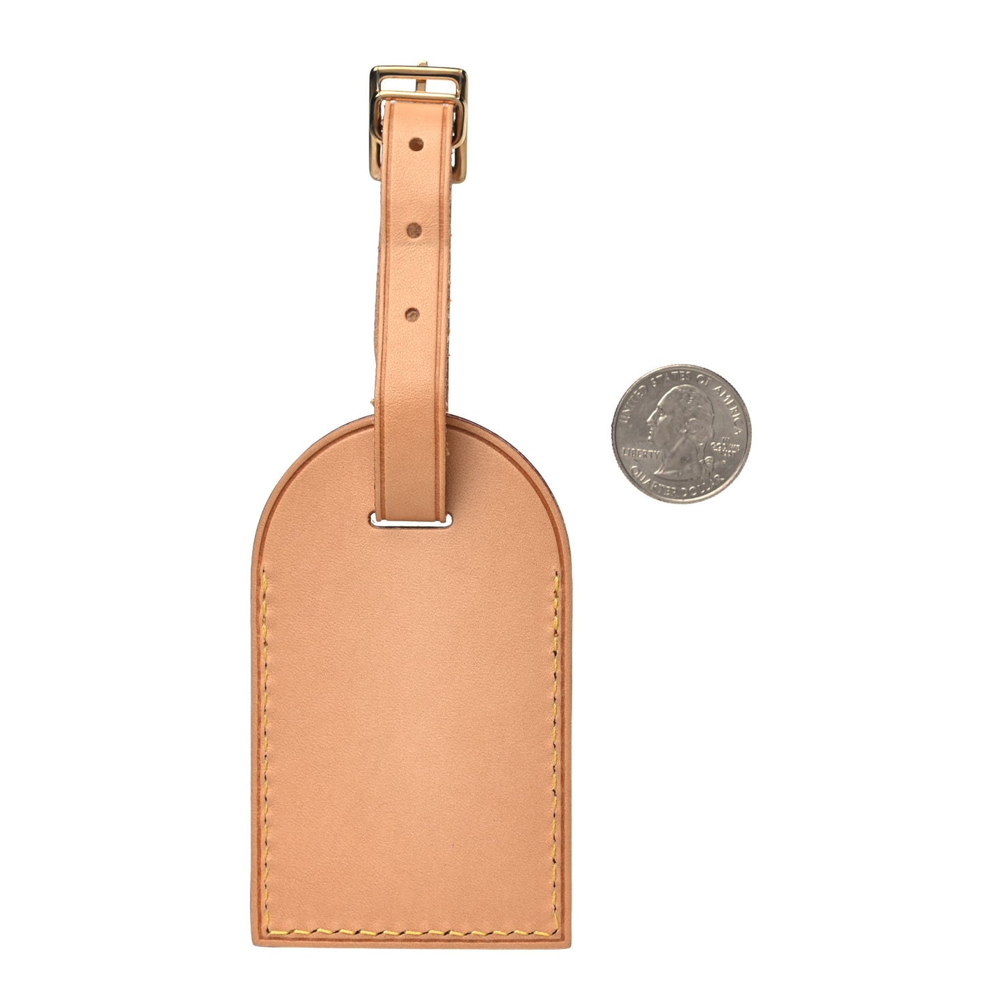 Vachetta Heart Luggage Tag