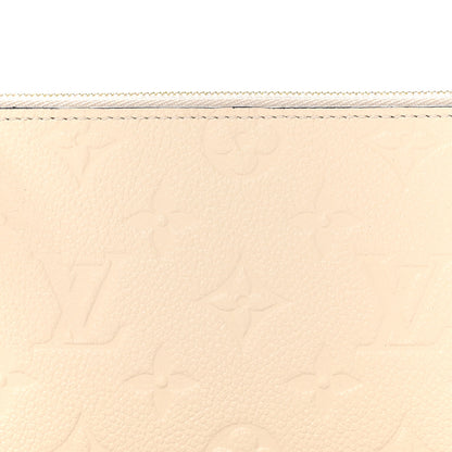 Louis Vuitton Empreinte Felicie Chain Wallet Zippered Insert Cream 7 of 7