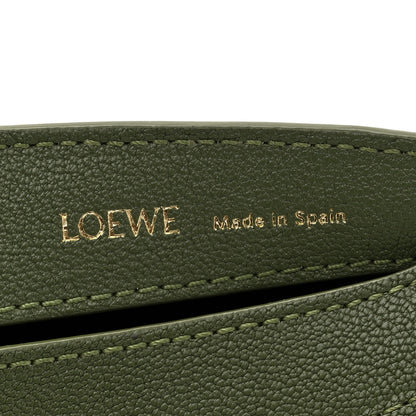 Loewe Satin Calfskin Jacquard Luna Bag Avocado Green 6 of 11
