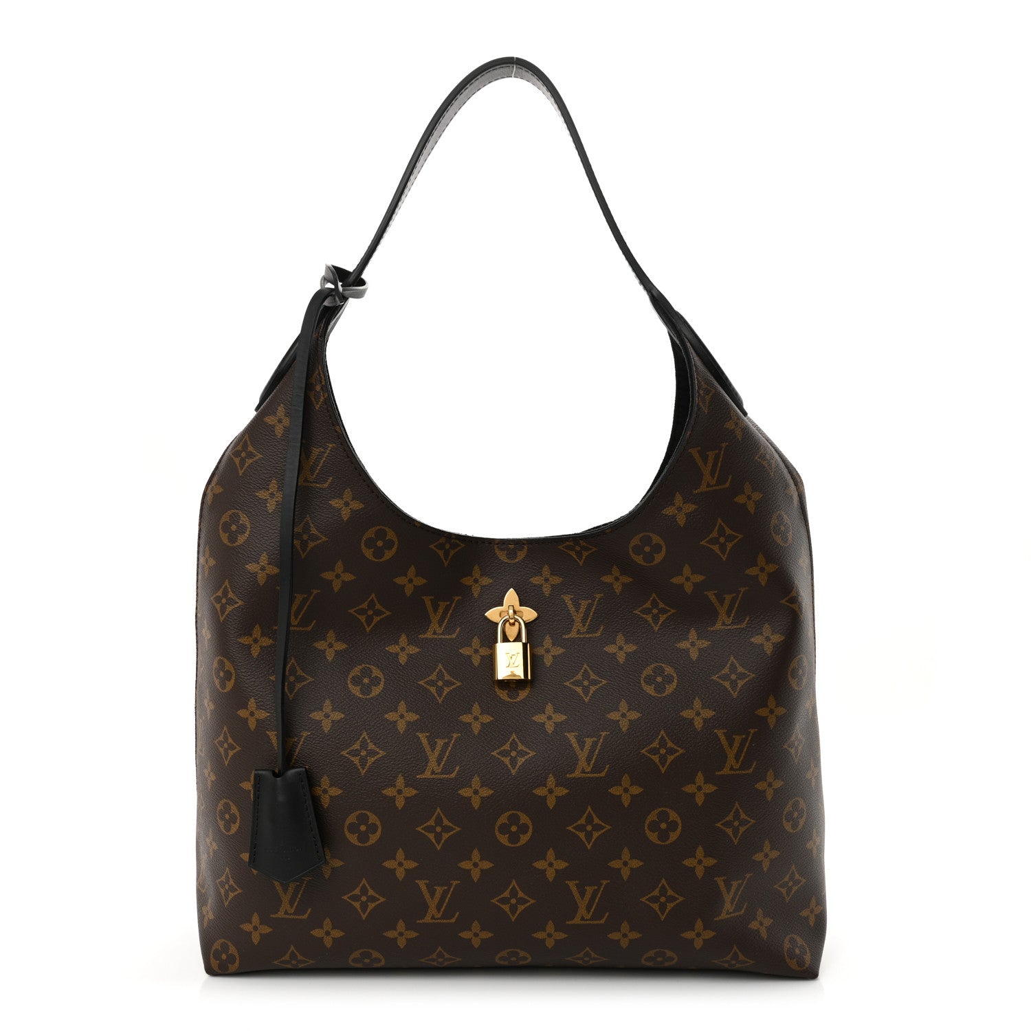 Louis Vuitton Monogram Flower Hobo Black 1 of 10