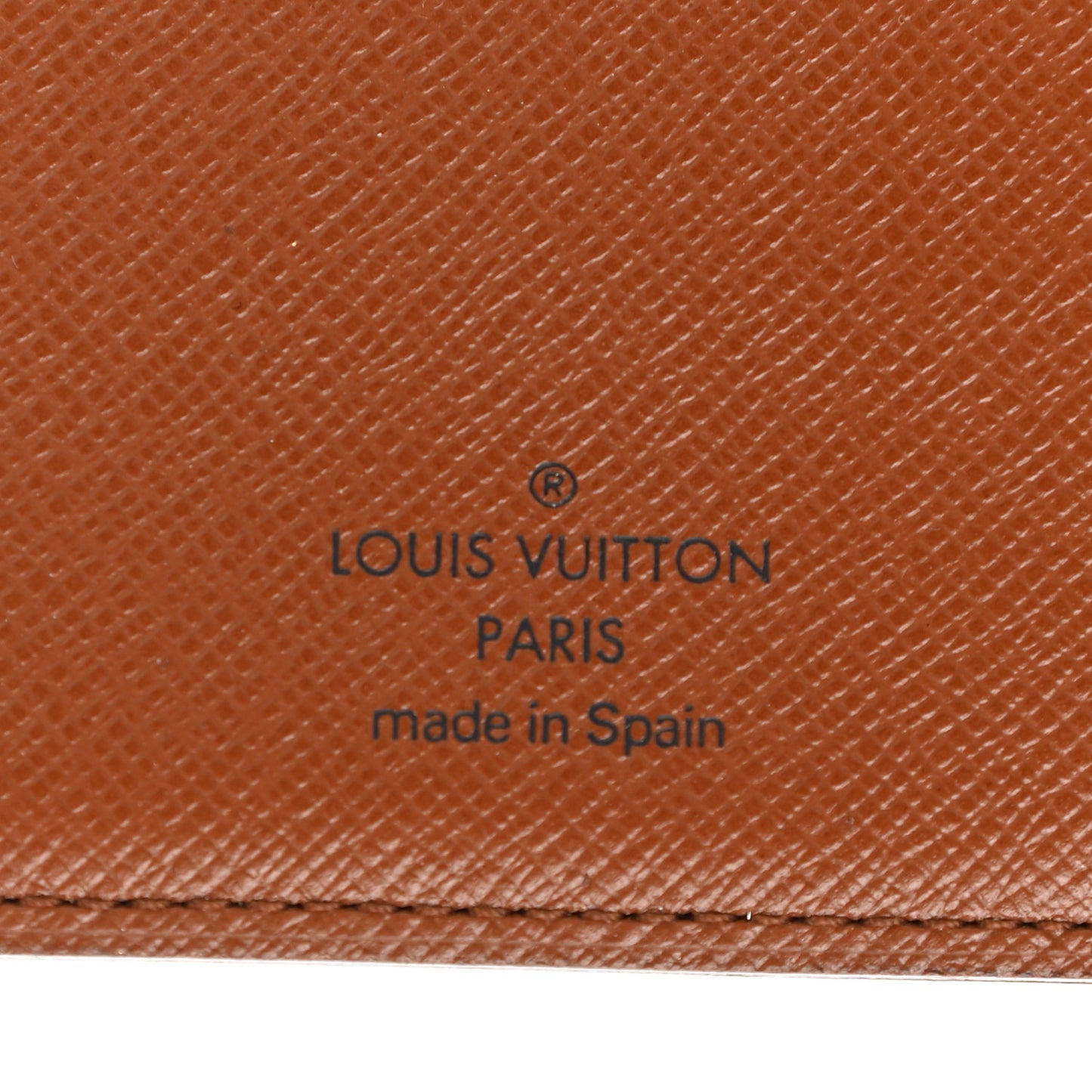 Monogram Checkbook Holder Case Wallet