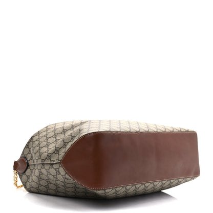 Gucci GG Supreme Monogram Large Linea A Hobo Light Brown 4 of 9