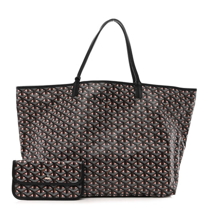 Goyard Goyardine Saint Louis Claire Voie GM Black Pink 1 of 14