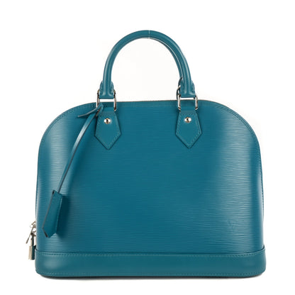Louis Vuitton Epi Alma PM Cyan 1 of 7
