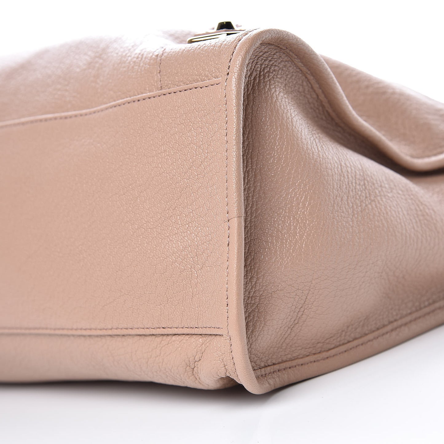 Chevre Gold Metallic Edge Hardware City Rose Des Sables