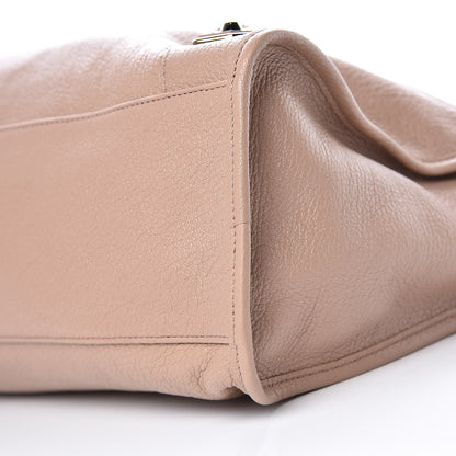 Balenciaga Chevre Gold Metallic Edge Hardware City Rose Des Sables 9 of 9