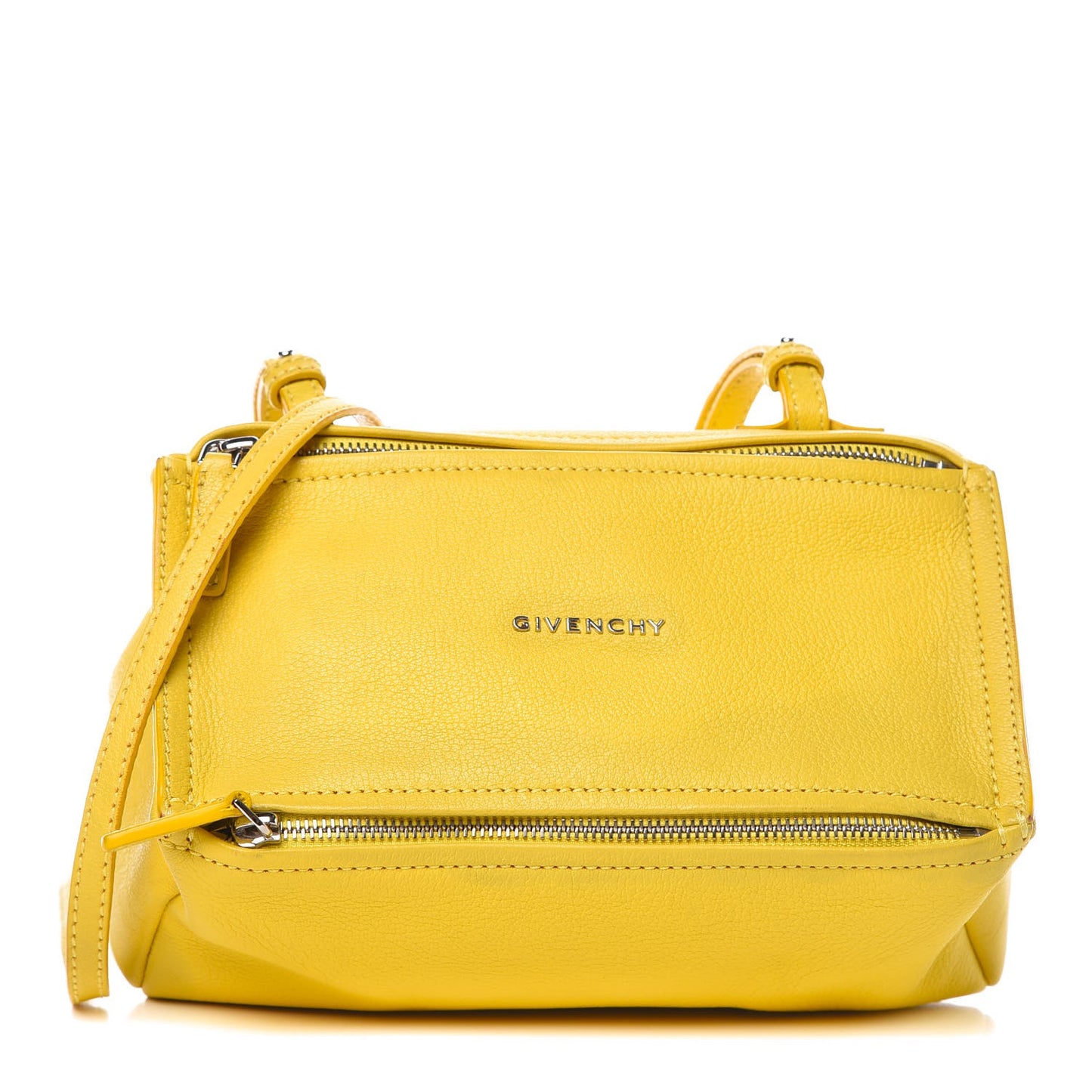 Sugar Goatskin Mini Pandora Bright Yellow
