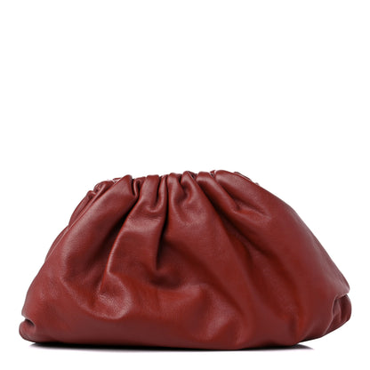 Bottega Veneta Smooth Butter Calf The Pouch Oversized Clutch Rust 1 of 10
