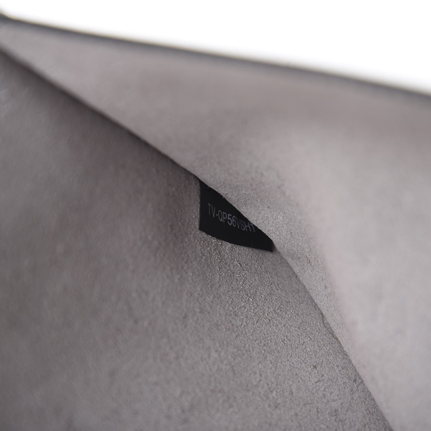 Valentino Garavani Pebbled Calfskin Large Rockstud Envelope Clutch Pastel Grey 9 of 10