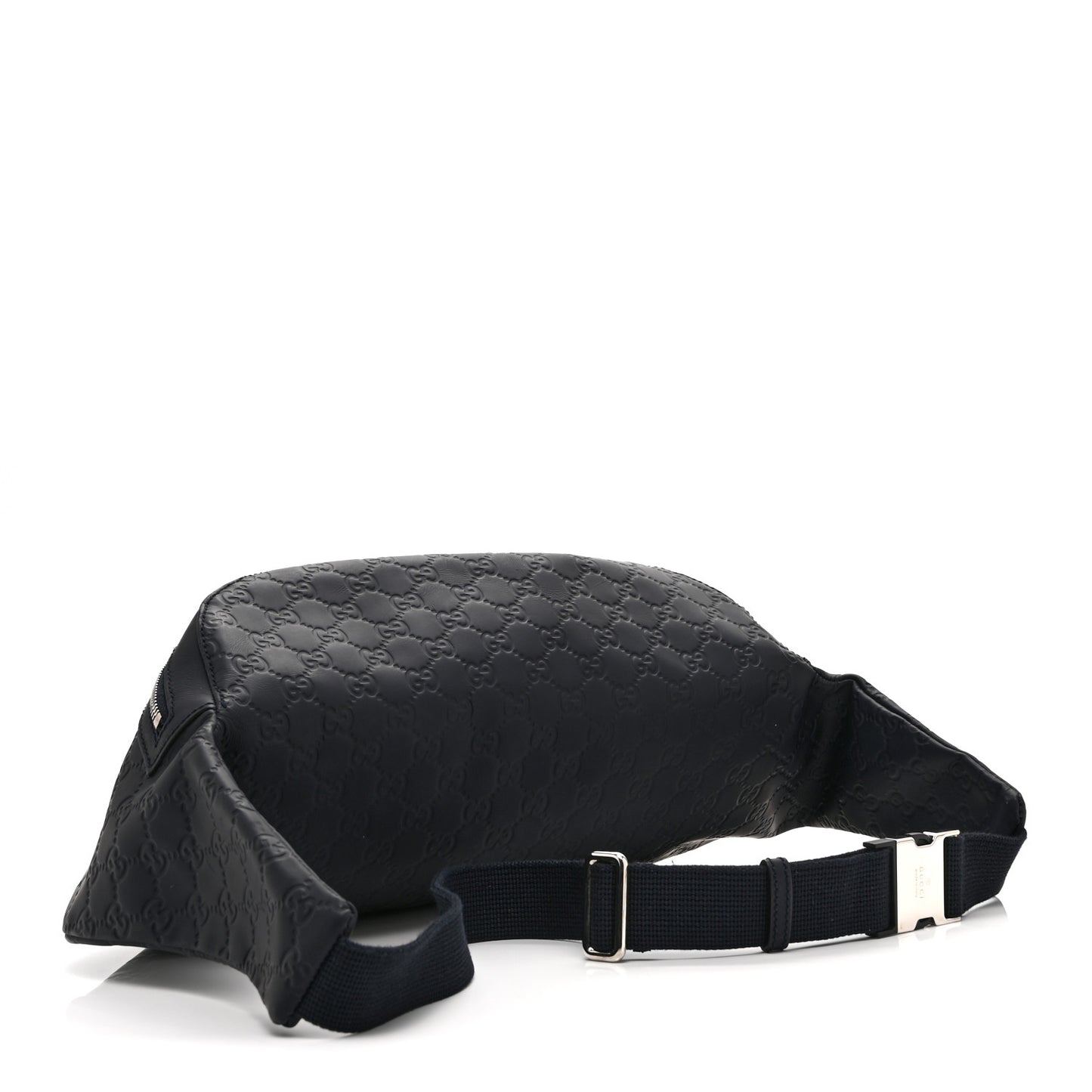 Guccissima Web Belt Bag Navy