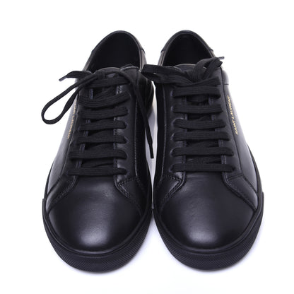 Saint Laurent Calfskin Womens Andy Low Top Sneakers 38 Black 7 of 10