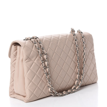 Chanel Lambskin Quilted Jumbo by 4 Flap Beige 3 of 10