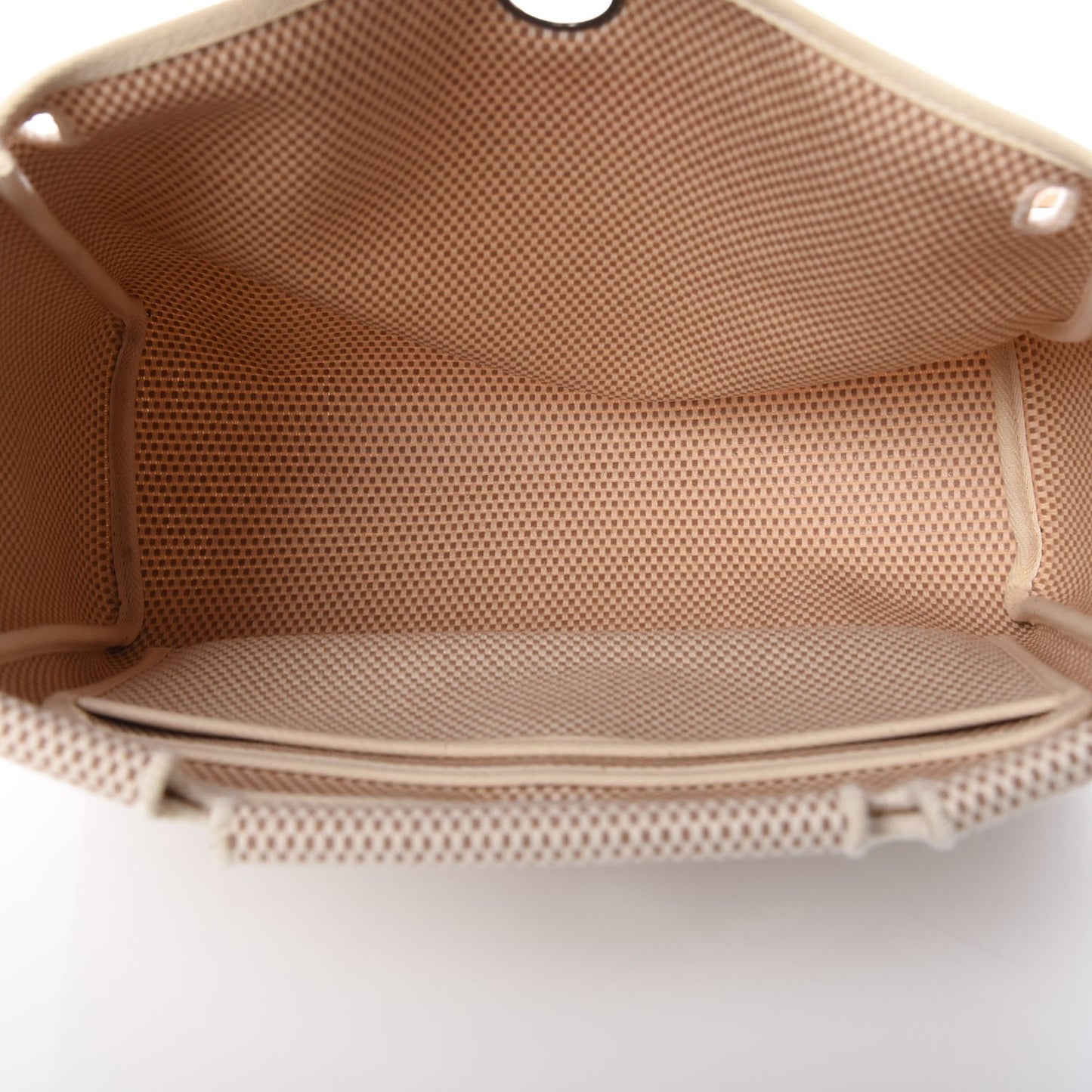 Toile Vache Calfskin Herbag 30 PM Black Natural