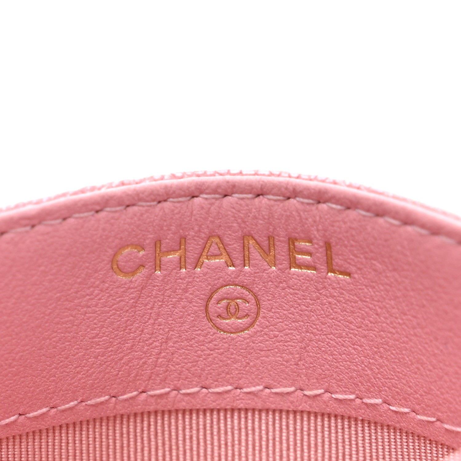 Chanel Iridescent Caviar Quilted Card Holder Rose Pink 6 of 8