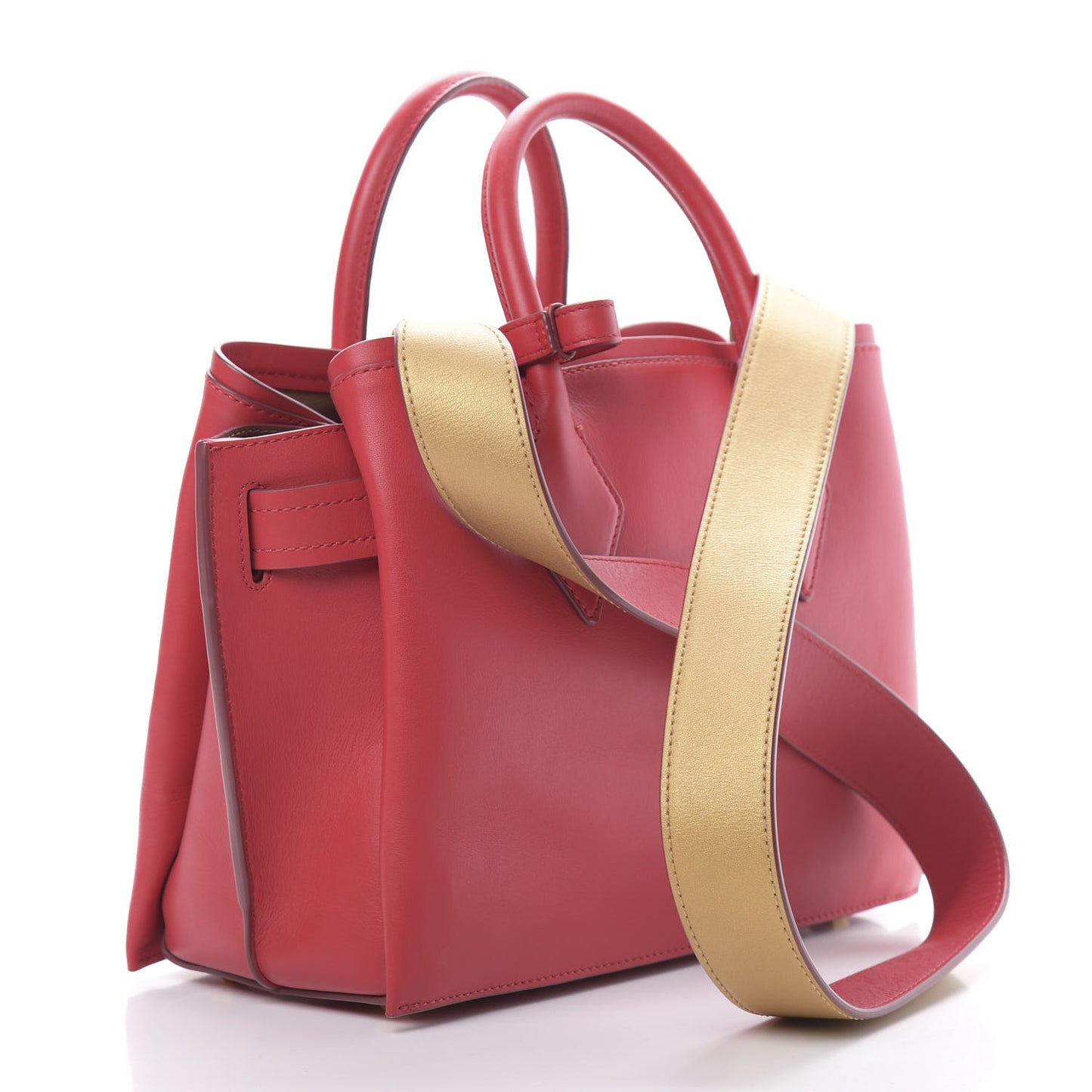 Calfskin Medium Neo Park Avenue Milla Tote Ruby Red