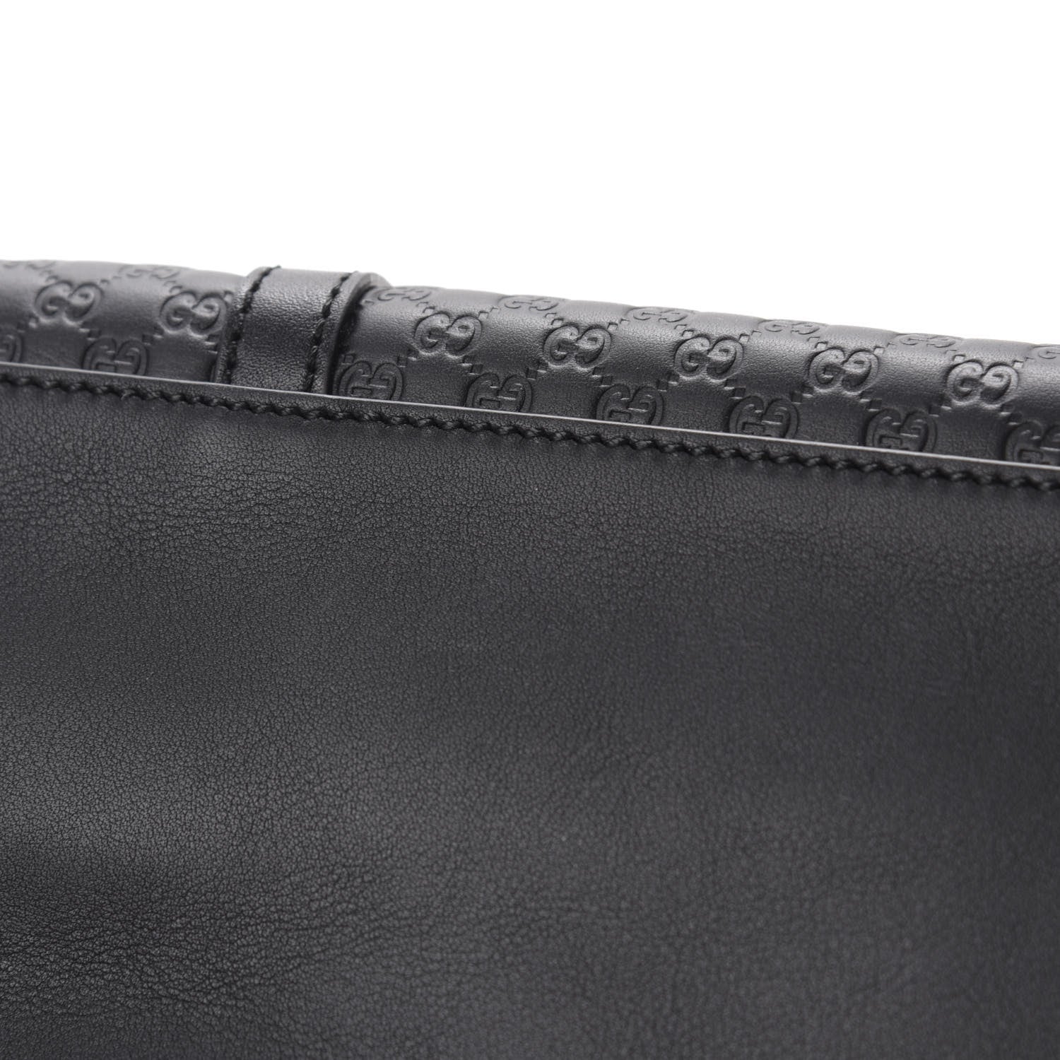 Gucci Soft Microguccissima Small Zippered Satchel Black 9 of 12