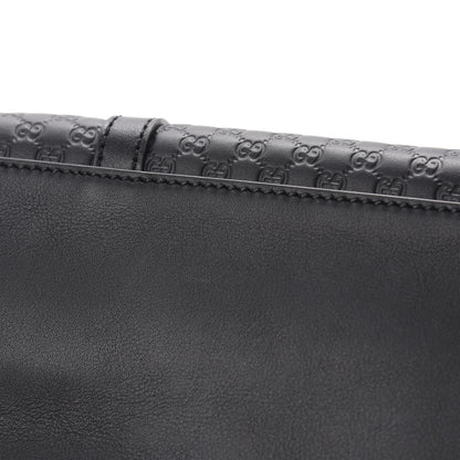 Gucci Soft Microguccissima Small Zippered Satchel Black 9 of 12