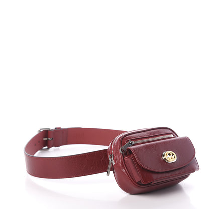 Gucci Fluffy Calfskin Mini Morpheus Belt Bag 90 36 Red 3 of 8