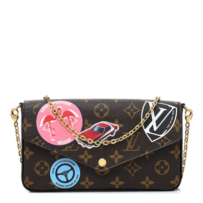 Louis Vuitton Monogram World Tour Pochette Felicie 1 of 8