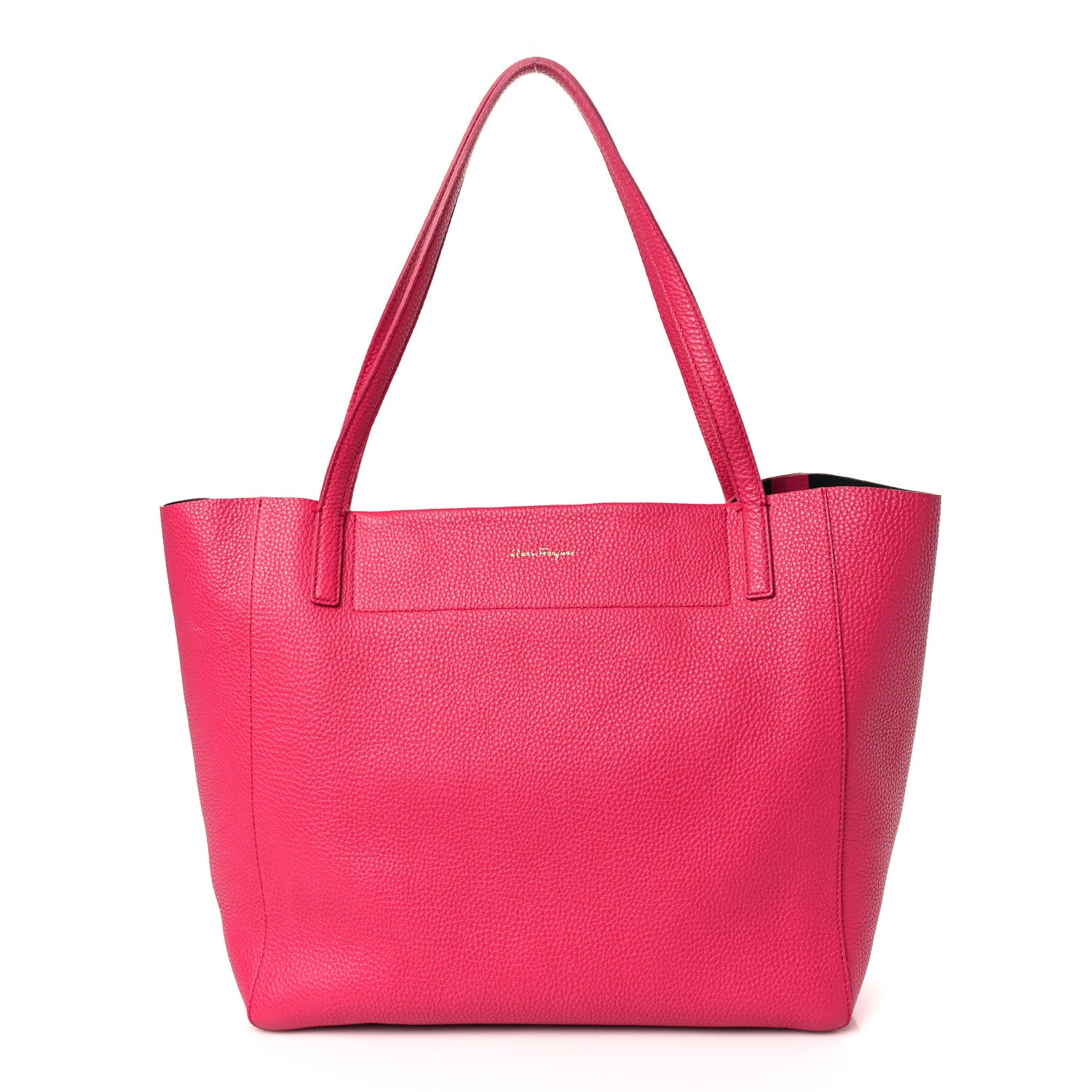 Salvatore Ferragamo Calfskin Mimi Tote Begonia 1 of 8