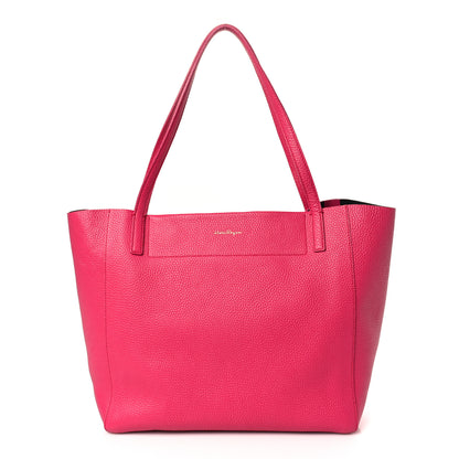 Salvatore Ferragamo Calfskin Mimi Tote Begonia 1 of 8
