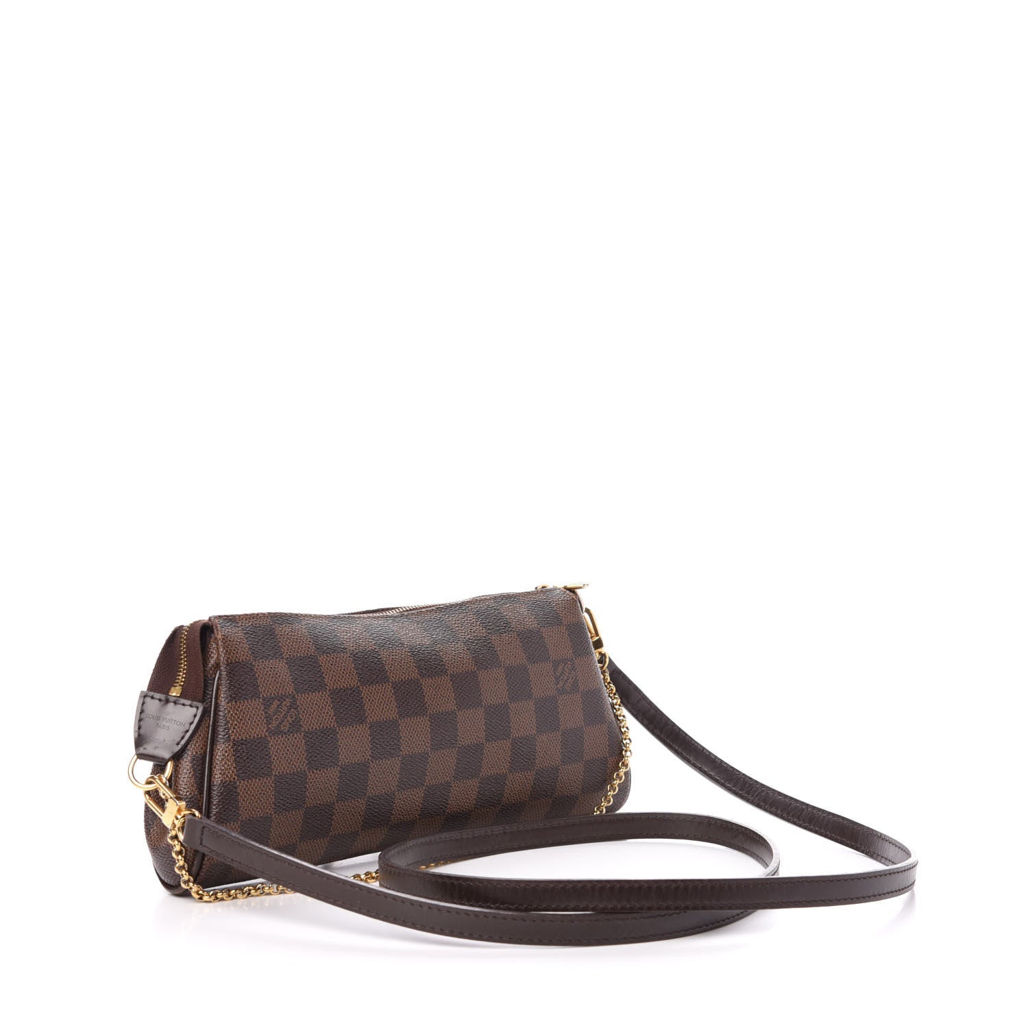 Louis Vuitton Damier Ebene Eva Clutch 3 of 9