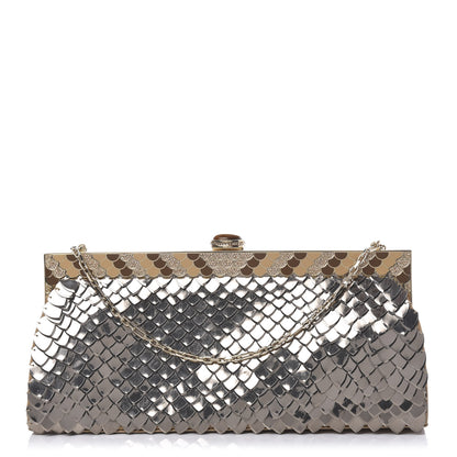 Judith Leiber Crystal Metallic Clutch Antique Gold 1 of 10