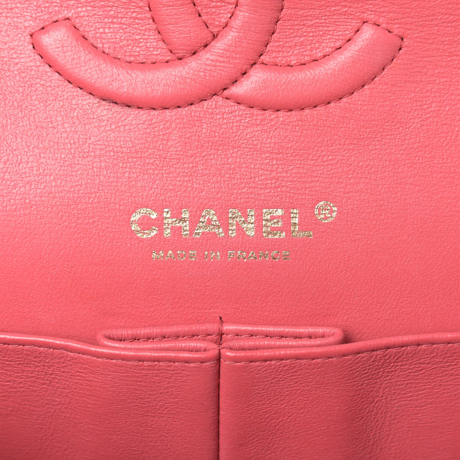 Chanel Caviar Quilted Medium Double Flap Pink 6 of 14