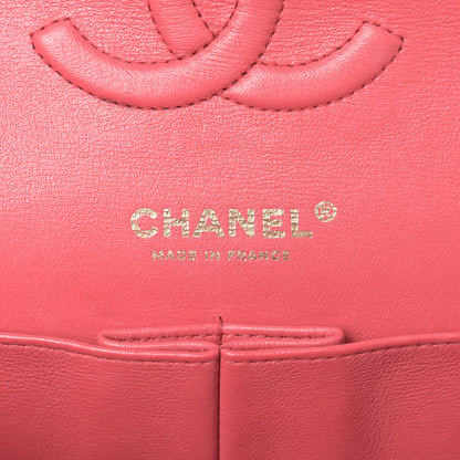 Chanel Caviar Quilted Medium Double Flap Pink 6 of 14