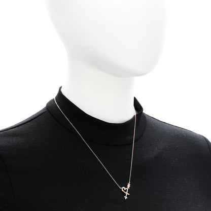Tiffany 18K Rose Gold Paloma Picasso Heart and Arrow Pendant Necklace 2 of 7