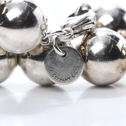 Tiffany Sterling Silver 10mm HardWear Ball Bracelet 4 of 6