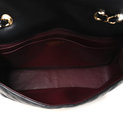 Chanel Lambskin Quilted Jumbo Single Flap Black 4 of 10